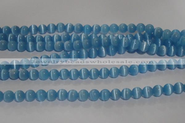 CCT1299 15 inches 5.5mm round cats eye beads wholesale