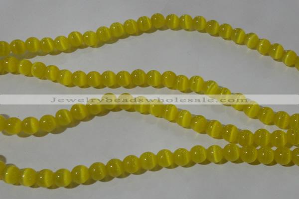 CCT1325 15 inches 6mm round cats eye beads wholesale