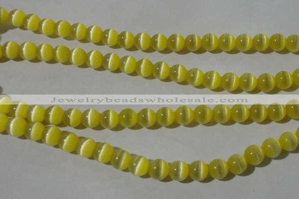 CCT1327 15 inches 6mm round cats eye beads wholesale