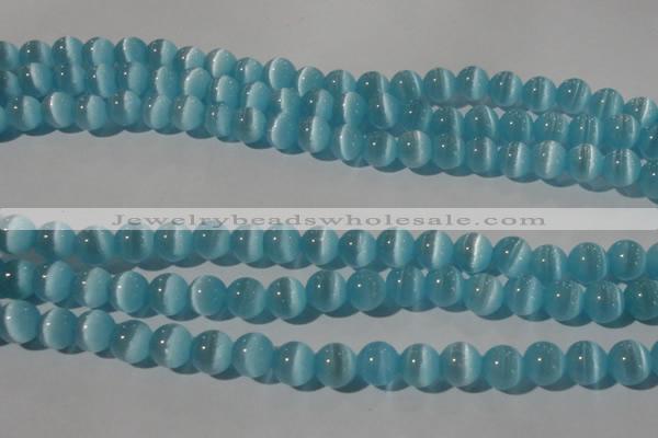 CCT1349 15 inches 6mm round cats eye beads wholesale