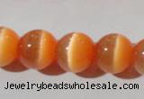 CCT1382 15 inches 7mm round cats eye beads wholesale