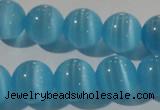 CCT1383 15 inches 7mm round cats eye beads wholesale