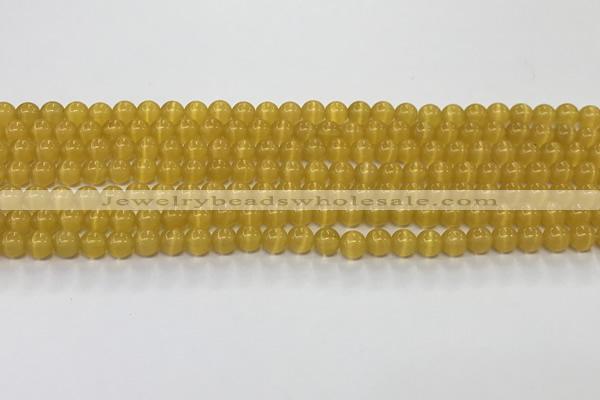 CCT1415 15 inches 4mm, 6mm round cats eye beads