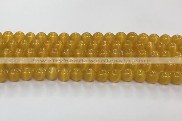 CCT1437 15 inches 8mm, 10mm, 12mm round cats eye beads