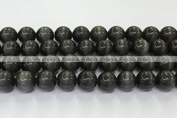 CCT1474 15 inches 14mm round cats eye beads