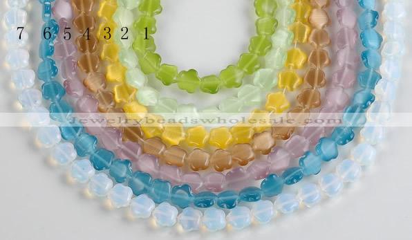 CCT15 Different color 10mm star shape cats eye beads Wholesale