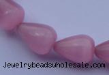 CCT17 14 inches 10*14mm teardrop pink cats eye beads wholesale