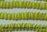 CCT213 15 inches 2*4mm rondelle cats eye beads wholesale