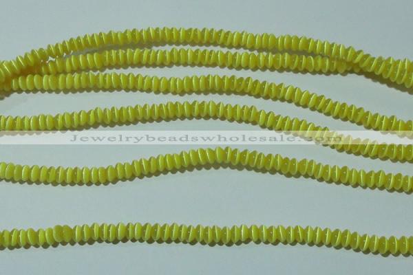 CCT213 15 inches 2*4mm rondelle cats eye beads wholesale