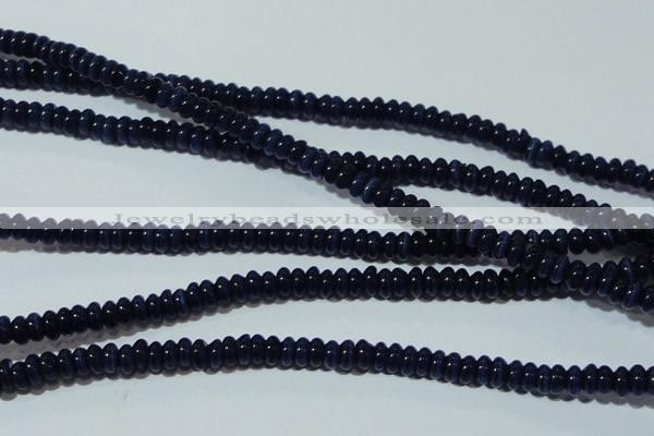 CCT222 15 inches 2*4mm rondelle cats eye beads wholesale