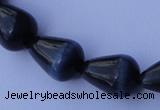 CCT23 14 inches 10*14mm teardrop black cats eye beads wholesale