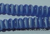 CCT239 15 inches 3*6mm rondelle cats eye beads wholesale