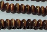 CCT248 15 inches 3*6mm rondelle cats eye beads wholesale