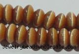 CCT281 15 inches 5*8mm rondelle cats eye beads wholesale