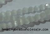 CCT301 15 inches 4mm faceted round cats eye beads wholesale