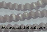 CCT303 15 inches 4mm faceted round cats eye beads wholesale