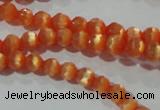 CCT309 15 inches 4mm faceted round cats eye beads wholesale