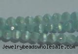 CCT323 15 inches 4mm faceted round cats eye beads wholesale