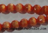 CCT354 15 inches 6mm faceted round cats eye beads wholesale