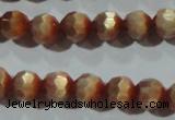 CCT359 15 inches 6mm faceted round cats eye beads wholesale