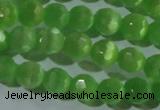 CCT360 15 inches 6mm faceted round cats eye beads wholesale