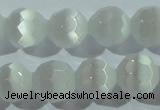 CCT371 15 inches 8mm faceted round cats eye beads wholesale