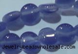 CCT465 15 inches 6mm flat round cats eye beads wholesale