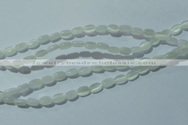 CCT600 15 inches 4*6mm oval cats eye beads wholesale