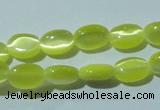 CCT607 15 inches 4*6mm oval cats eye beads wholesale