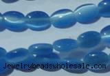 CCT612 15 inches 4*6mm oval cats eye beads wholesale