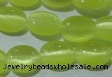 CCT644 15 inches 6*8mm oval cats eye beads wholesale