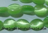 CCT649 15 inches 6*8mm oval cats eye beads wholesale