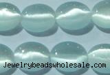 CCT660 15 inches 8*10mm oval cats eye beads wholesale