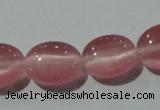 CCT664 15 inches 8*10mm oval cats eye beads wholesale