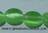 CCT675 15 inches 8*10mm oval cats eye beads wholesale