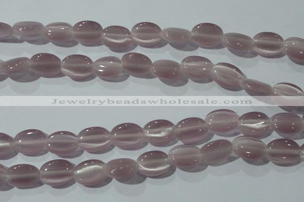 CCT692 15 inches 10*12mm oval cats eye beads wholesale