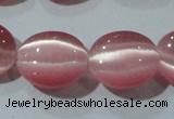 CCT694 15 inches 10*12mm oval cats eye beads wholesale