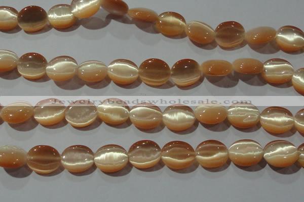 CCT696 15 inches 10*12mm oval cats eye beads wholesale