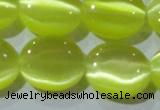 CCT698 15 inches 10*12mm oval cats eye beads wholesale