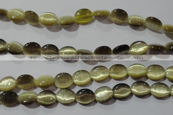 CCT700 15 inches 10*12mm oval cats eye beads wholesale