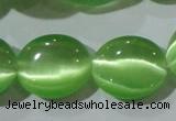 CCT704 15 inches 10*12mm oval cats eye beads wholesale