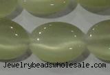 CCT722 15 inches 10*14mm oval cats eye beads wholesale