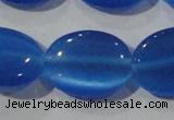 CCT753 15 inches 11*15mm oval cats eye beads wholesale