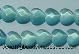 CCT963 15 inches 10*10mm faceted heart cats eye beads wholesale