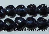 CCT975 15 inches 12*12mm faceted heart cats eye beads wholesale