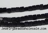 CCU07 15.5 inches 4*4mm cube blue goldstone beads wholesale