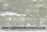 CCU1001 15 inches 4mm faceted cube moonstone beads