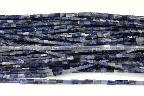 CCU1106 15 inches 2*4mm cuboid sodalite beads