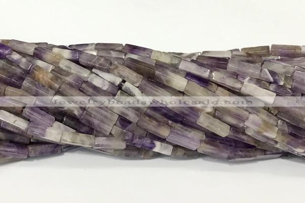 CCU1151 15 inches 4*13mm cuboid dogtooth amethyst beads