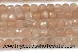 CCU1324 15 inches 2.5mm faceted cube suntone beads